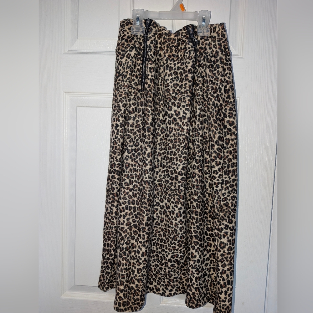 Robert Louis Animal Print Maxi Skirt
